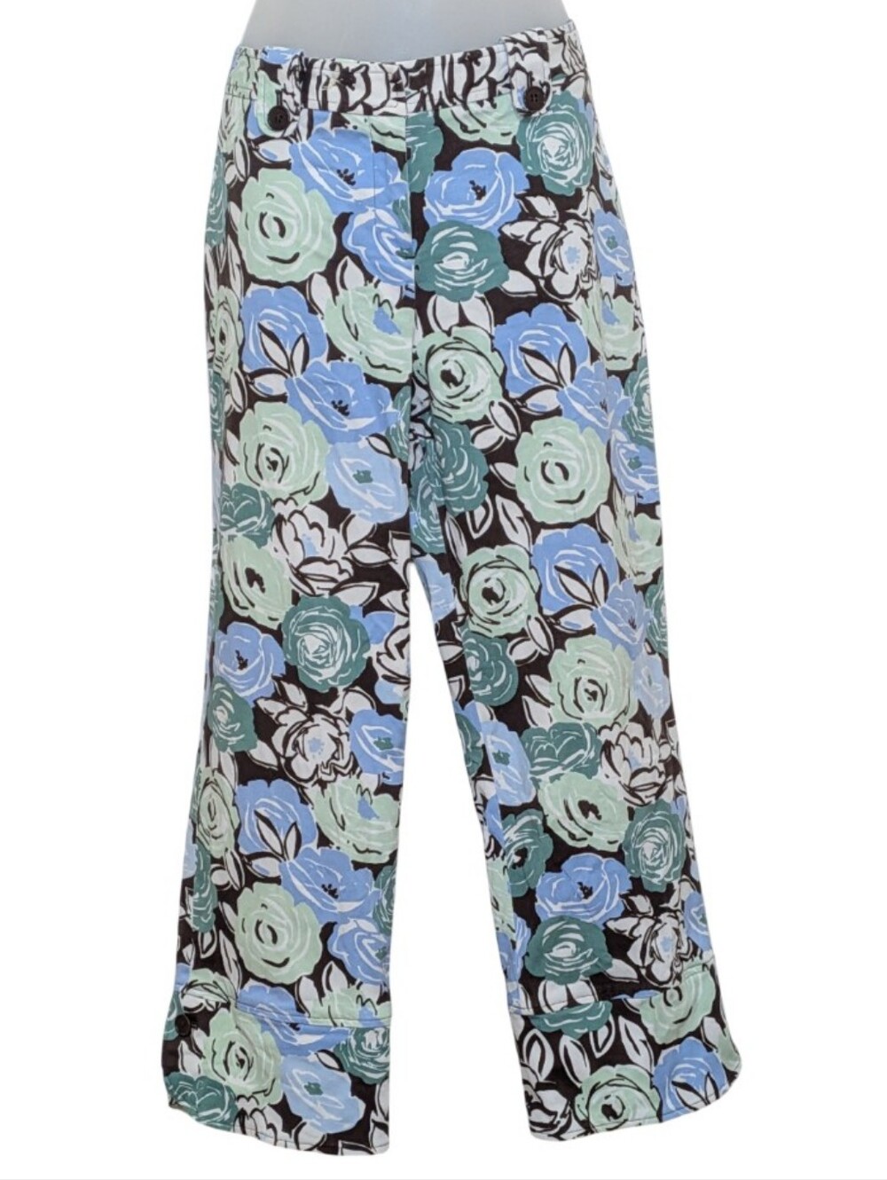 Harold's | Floral Capri Pants | Summer | Chic  Vacation | Artsy | Soft | Stretch
